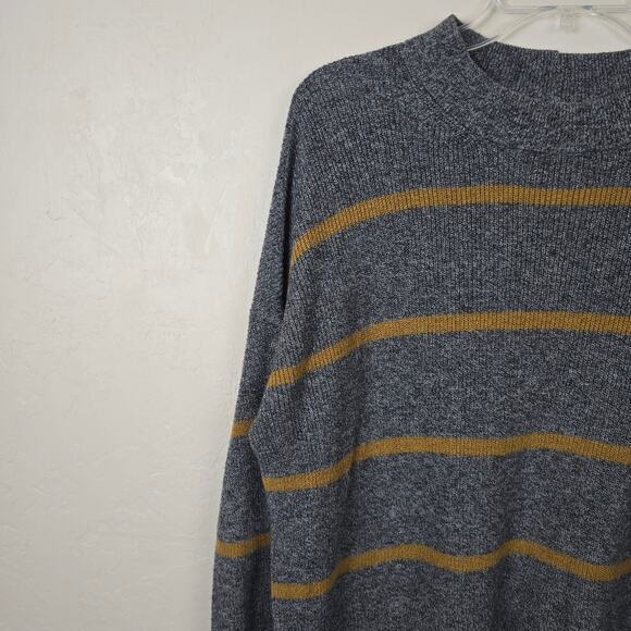 American Eagle Jegging Fit Gray Stripe Lightweight Sweater Academia Classic SP - Picture 5 of 12